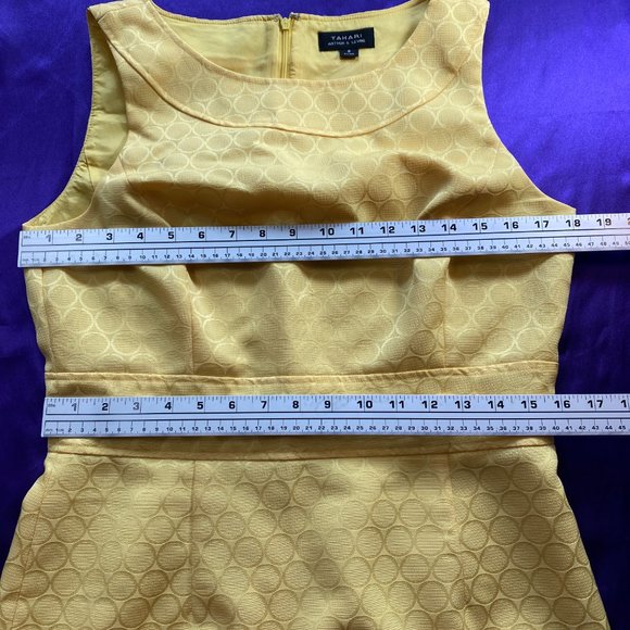 πTahari Arthur S. Levine Elegant Sleeveless Dress - Picture 10 of 15